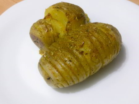 Patate a fisarmonica - dopo