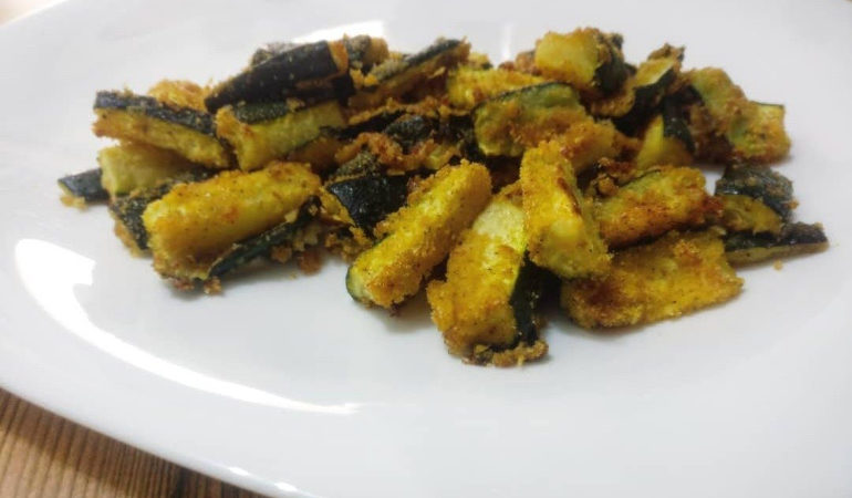 Zucchine croccanti al forno