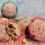 Muffin di segale e cocco senza uova e senza burro